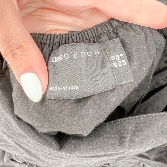 ASOS DESIGN bandeau double layer tie back mini sundress with detachable straps - Picture 5 of 8